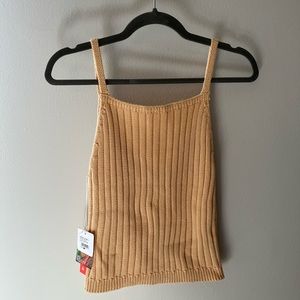 Known Supply Knit River Tank in Light Peach